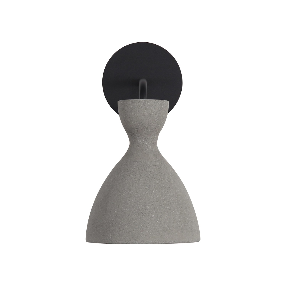 Golden Lighting Aethera Integrated LED Wall Sconce in Grey Cement
